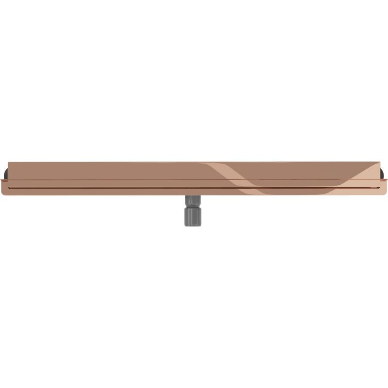 Mexen Flat Wall wall linear drain 2-in-1 80 cm, rose gold - 1630080