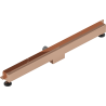 Mexen Flat Wall 2-in-1 Wall Linear Drain 90 cm, Rose Gold - 1630090