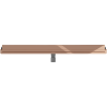 Mexen Flat Wall 2-in-1 Wall Linear Drain 90 cm, Rose Gold - 1630090