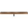 Mexen Flat Wall 2-in-1 Wall Linear Drain 80 cm, Brushed Copper - 1C30080