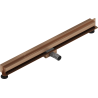 Mexen Flat Wall wall linear drain 2-in-1 90 cm, brushed copper - 1C30090