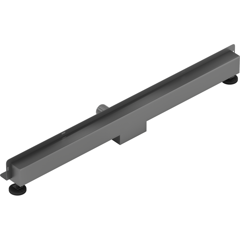 Mexen Flat Wall wall linear drain 2-in-1 80 cm, gun gray brushed - 1E30080