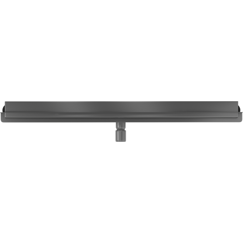Mexen Flat Wall wall linear drain 2-in-1 80 cm, gun gray brushed - 1E30080