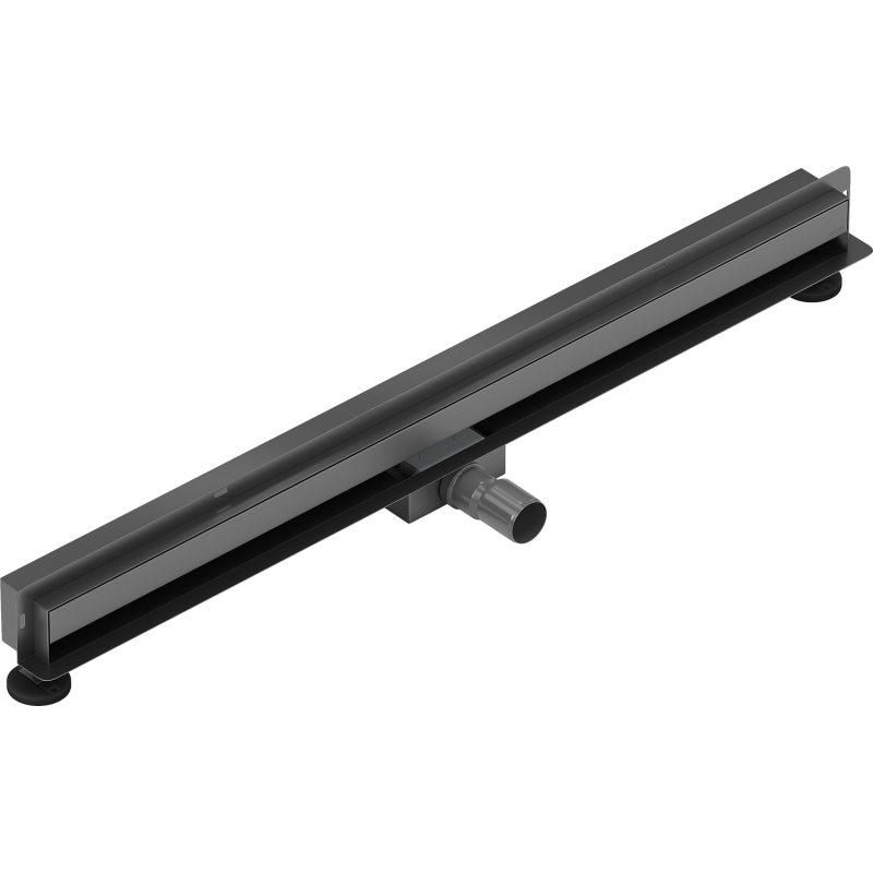 Mexen Flat Wall wall linear drain 2-in-1 90 cm, brushed gun gray - 1E30090