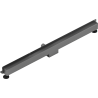 Mexen Flat Wall wall-mounted linear drain 2-in-1 110 cm, brushed gun gray - 1E30110