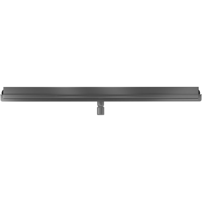Mexen Flat Wall wall-mounted linear drain 2-in-1 110 cm, brushed gun gray - 1E30110