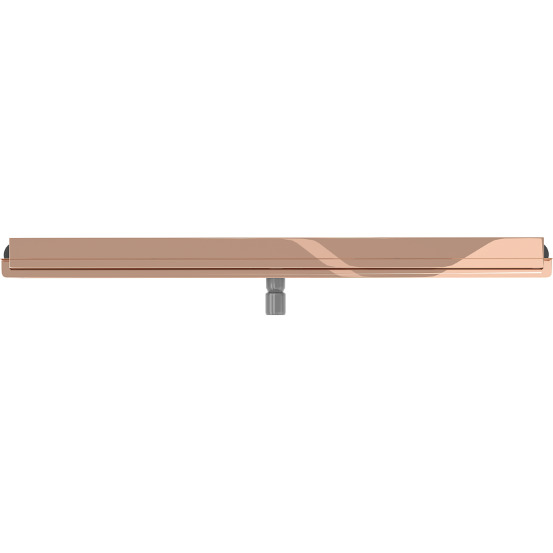 Mexen Flat Wall 2-in-1 Wall Linear Drain 110 cm, Rose Gold - 1630110