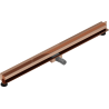 Mexen Flat Wall 2-in-1 Wall Linear Drain 110 cm, Rose Gold - 1630110