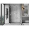 Mexen Mist-H L shower door hinged left 135 cm, transparent, chrome - 8A5L-135-001-01-00-L
