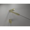 Mexen Uni-L1 Set of L-shaped support brackets for shower doors and panels, 6-8 mm, gold - 830-12-50