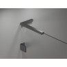 Mexen Uni-L1 L-shaped angle bracket set for 6-8 mm shower doors and screens, gun metal - 830-12-95