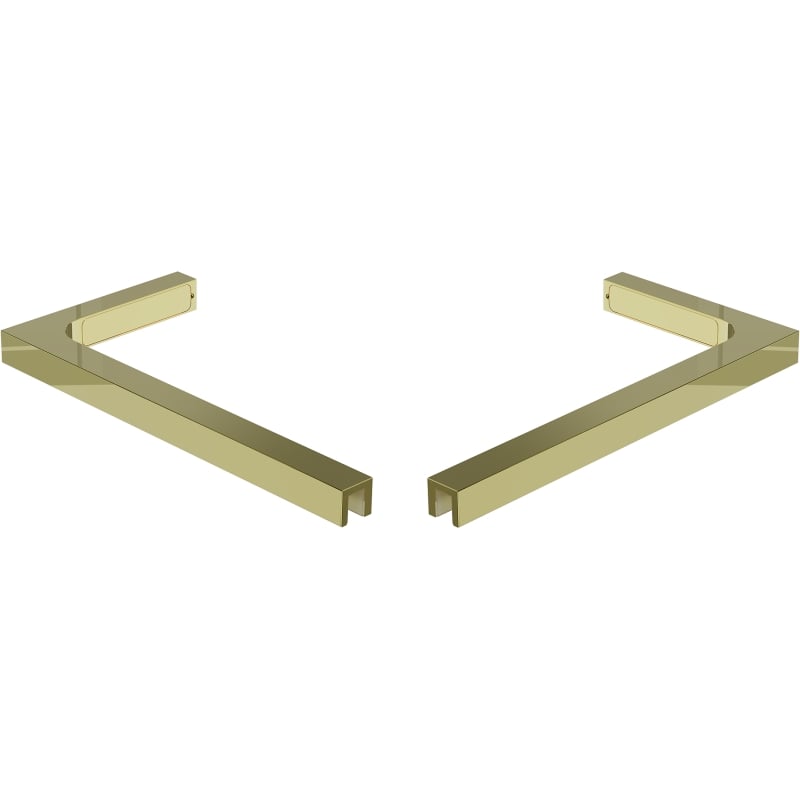 Mexen Uni-L1 Set of L-shaped support brackets for shower doors and panels, 6-8 mm, gold - 830-12-50