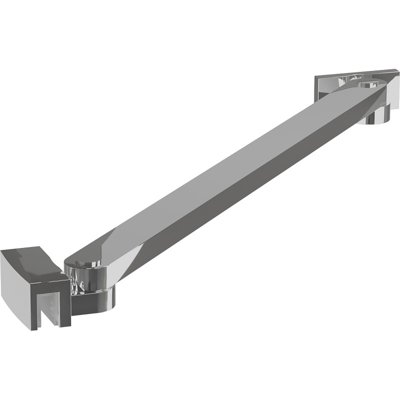 Mexen Uni-S angled support bracket for 6-8 mm shower doors and panels, chrome - 830-09-01