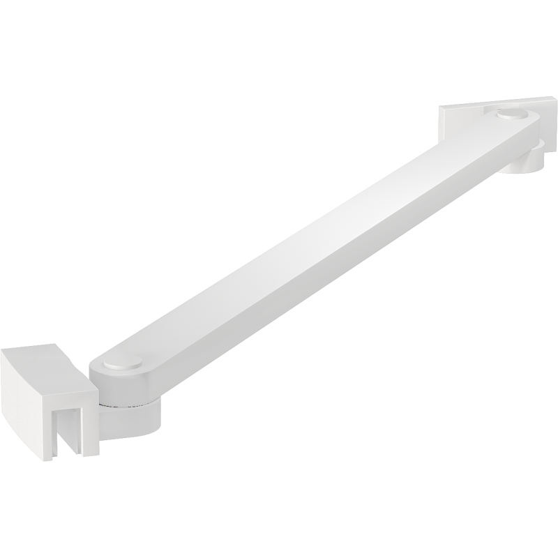 Mexen angled bracket for shower doors and panels 6-8 mm, white - 830-09-20