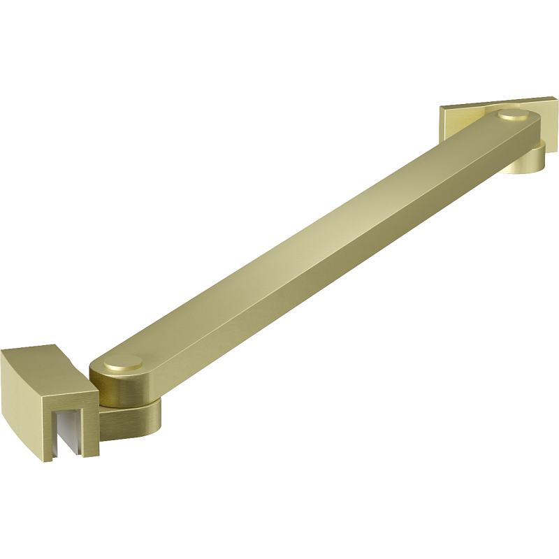 Mexen angled bracket for shower doors and panels 6-8 mm, brushed gold - 830-09-55