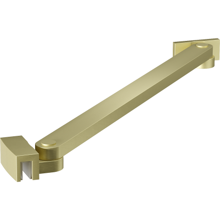Mexen Uni-S Angled support bar for shower doors and panels, 6-8 mm, brushed gold - 830-09-55