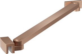 Mexen Uni-S angled support bracket for 6-8 mm shower doors and panels, brushed copper - 830-09-65