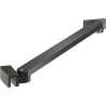 Mexen Uni-S Angled support bracket for shower doors and panels, 6-8 mm, brushed gun gray - 830-09-66