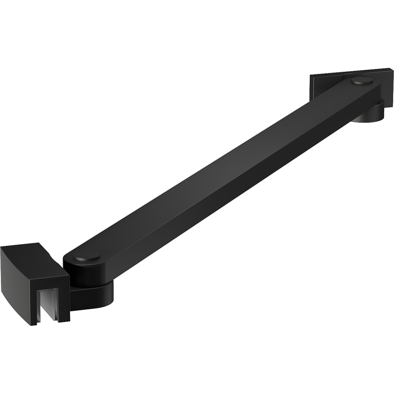 Mexen angled bracket for shower doors and panels 6-8 mm, black - 830-09-70