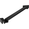 Mexen Uni-S Angled support bracket for shower doors and panels, 6–8 mm, black - 830-09-70