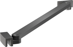 Mexen oblique bracket for shower doors and panels 6-8 mm, gun metal - 830-09-95