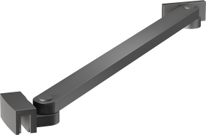 Mexen Uni-S Angled support bracket for shower doors and panels, 6-8 mm, gunmetal - 830-09-95