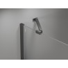 Mexen Uni-S Angled support bracket for shower doors and panels, 6-8 mm, gunmetal - 830-09-95