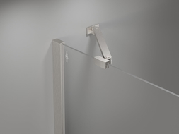 Mexen angled support for shower doors and panels 6-8 mm, brushed nickel - 830-09-97