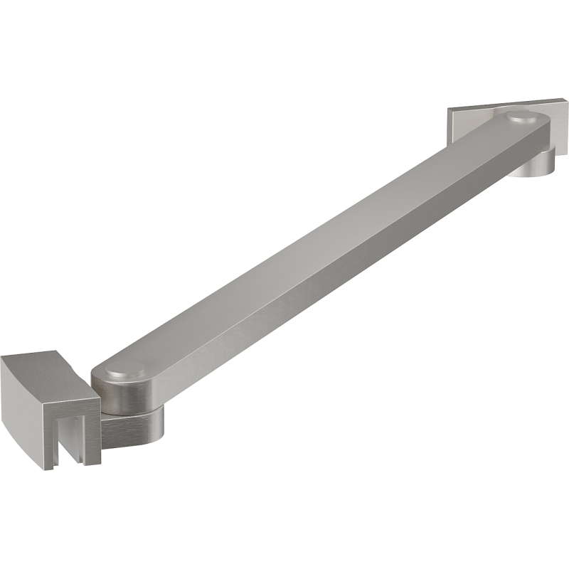 Mexen angled support for shower doors and panels 6-8 mm, brushed nickel - 830-09-97