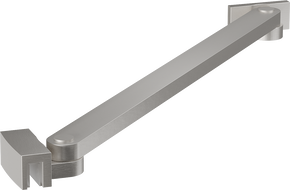 Mexen Uni-S Angled support bracket for 6-8 mm shower doors and panels, brushed nickel - 830-09-97