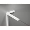 Mexen set of L-shaped angle brackets for 10 mm shower screens, white - 800-07-20