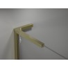 Mexen Uni-L2 L-shaped bracket set for 10 mm shower panels, gold - 800-07-50