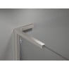 Mexen set of L-shaped angle brackets for 10 mm shower walls, brushed nickel - 800-07-97