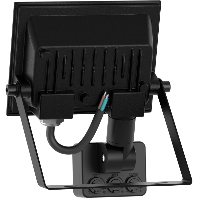 Mexen Luxpro LED floodlight with motion sensor, 10W, Neutral - 4000K, 900 lm, black - L235-010-40-70