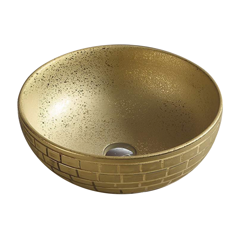 Mexen Briana countertop basin 40 x 40 cm, gold - 22064052