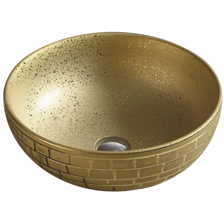 Mexen Briana countertop basin 40 x 40 cm, gold - 22064052