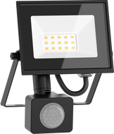 Mexen Luxpro LED Floodlight with Motion Sensor, 10W, Cool - 6500K, 900 lm, Black - L235-010-65-70