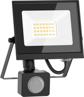 Mexen Luxpro LED floodlight with motion sensor, 20W, Cold - 6500K, 1800 lm, black - L235-020-65-70