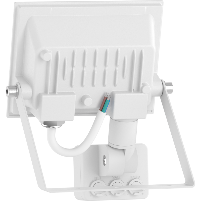 Mexen Luxpro+ LED floodlight with motion sensor, 10W, Cool - 6500K, 1100 lm, white - L236-010-65-20