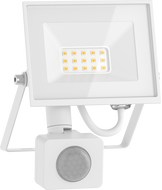 Mexen Luxpro+ LED floodlight with motion sensor, 10W, Cool - 6500K, 1100 lm, white - L236-010-65-20