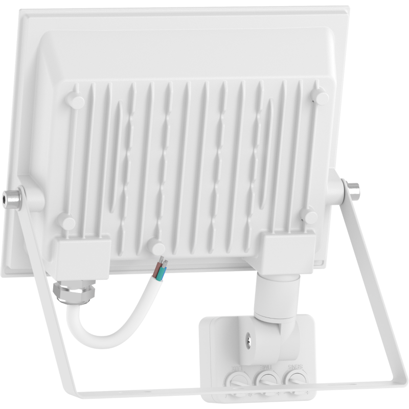 Mexen Luxpro+ LED floodlight with motion sensor, 30W, Neutral - 4000K, 3300 lm, white - L236-030-40-20