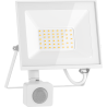 Mexen Luxpro+ LED floodlight with motion sensor, 30W, Neutral - 4000K, 3300 lm, white - L236-030-40-20