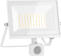 Mexen Luxpro+ LED floodlight with motion sensor, 50W, Cool - 6500K, 5500 lm, white - L236-050-65-20