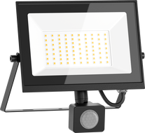 Mexen Luxpro+ LED Floodlight with Motion Sensor, 50W, Neutral - 4000K, 5500 lm, Black - L236-050-40-70