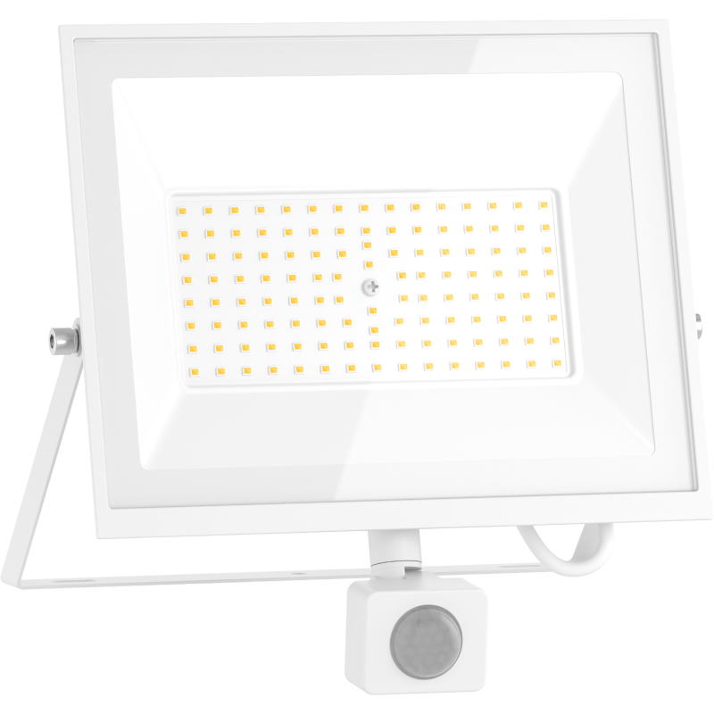 Mexen Luxpro+ LED floodlight with motion sensor, 70W, Cool - 6500K, 7700 lm, white - L236-070-65-20