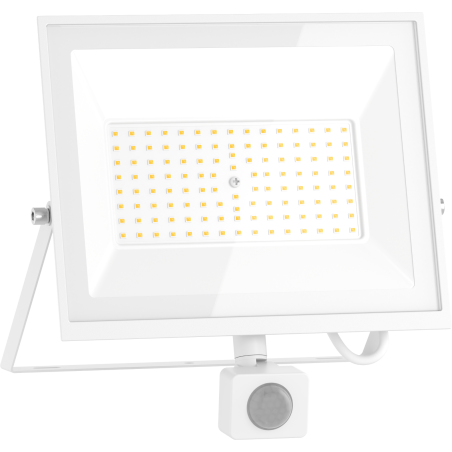 Mexen Luxpro+ LED floodlight with motion sensor, 70W, Cool - 6500K, 7700 lm, white - L236-070-65-20