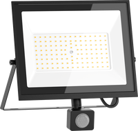Mexen Luxpro+ LED Floodlight with Motion Sensor, 70W, Cool - 6500K, 7700 lm, Black - L236-070-65-70