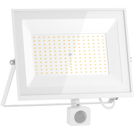 Mexen Luxpro+ LED floodlight with motion sensor, 100W, Neutral - 4000K, 11000 lm, white - L236-100-40-20