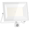 Mexen Luxpro+ LED floodlight with motion sensor, 100W, Cool - 6500K, 11000 lm, white - L236-100-65-20