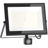 Mexen Luxpro+ LED floodlight with motion sensor, 100W, Cool - 6500K, 11000 lm, black - L236-070-65-70 - L236-100-65-70
